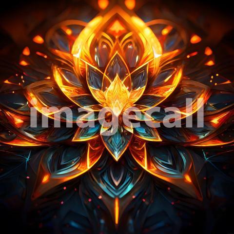 Abstract and surreal colorful and vivid (3702)