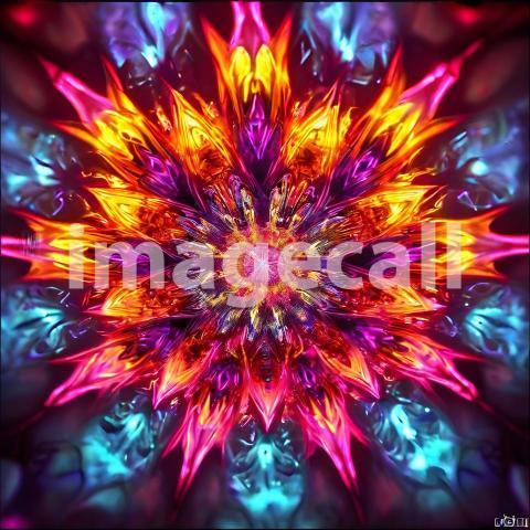 Abstract and surreal colorful and vivid (3693)