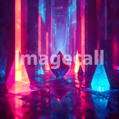 Abstract and surreal colorful and vivid (3711)