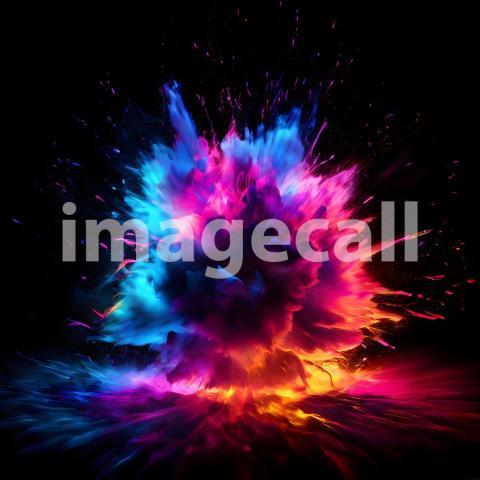 Abstract and surreal colorful and vivid (3707)