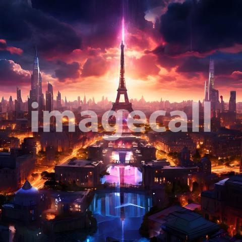 Abstract and surreal colorful and vivid (3718)