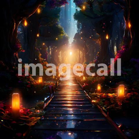 Abstract and surreal colorful and vivid (3721)