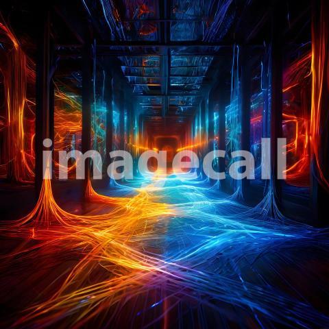 Abstract and surreal colorful and vivid (3722)