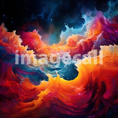 Abstract and surreal colorful and vivid (3726)