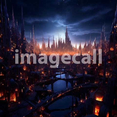 Abstract and surreal colorful and vivid (3729)