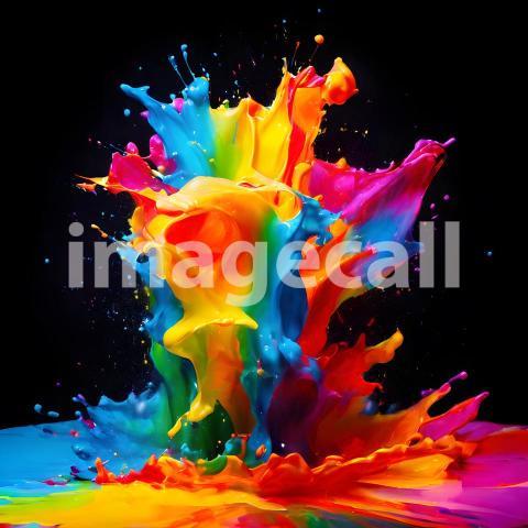 Abstract and surreal colorful and vivid (3732)