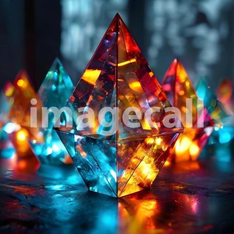 Abstract and surreal colorful and vivid (3734)