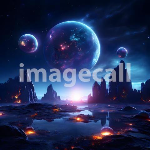 Abstract and surreal colorful and vivid (3748)