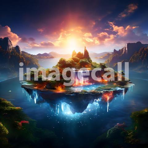 Abstract and surreal colorful and vivid (3730)