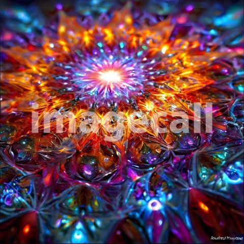 Abstract and surreal colorful and vivid (3766)