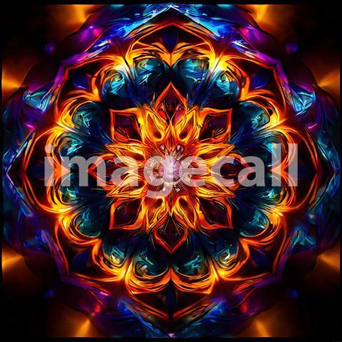 Abstract and surreal colorful and vivid (3745)