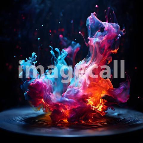 Abstract and surreal colorful and vivid (3767)