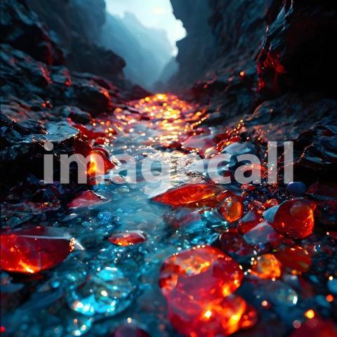 Abstract and surreal colorful and vivid (3772)