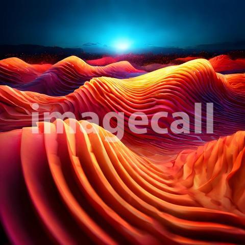 Abstract and surreal colorful and vivid (3774)