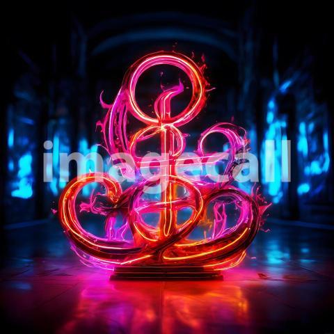 Abstract and surreal colorful and vivid (3787)