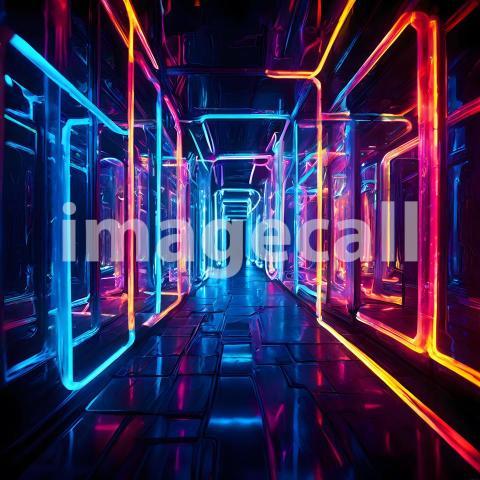 Abstract and surreal colorful and vivid (3784)