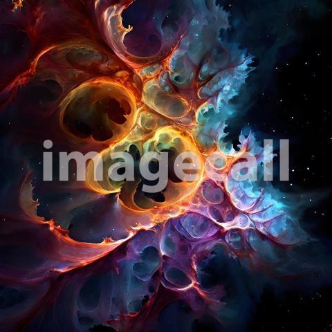 Abstract and surreal colorful and vivid (3793)