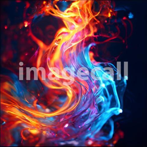 Abstract and surreal colorful and vivid (3798)