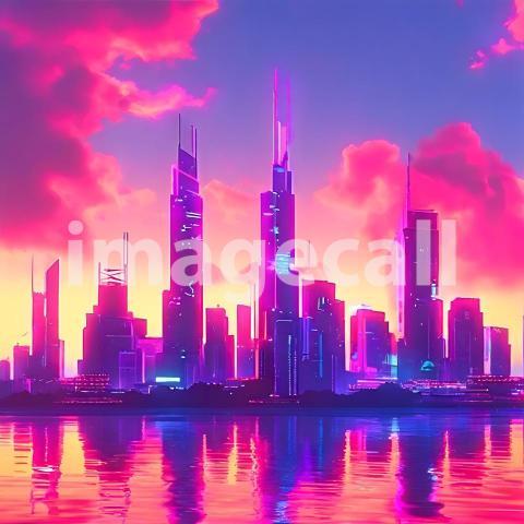 Abstract and surreal colorful and vivid (3818)