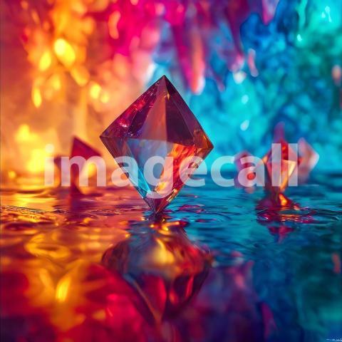 Abstract and surreal colorful and vivid (3826)