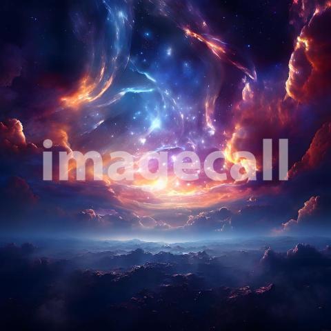 Abstract and surreal colorful and vivid (3822)