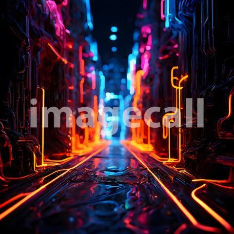 Abstract and surreal colorful and vivid (3853)