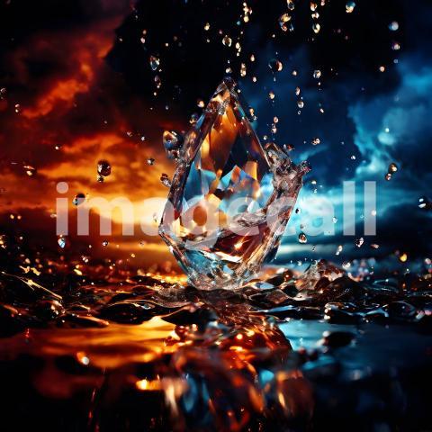 Abstract and surreal colorful and vivid (3855)