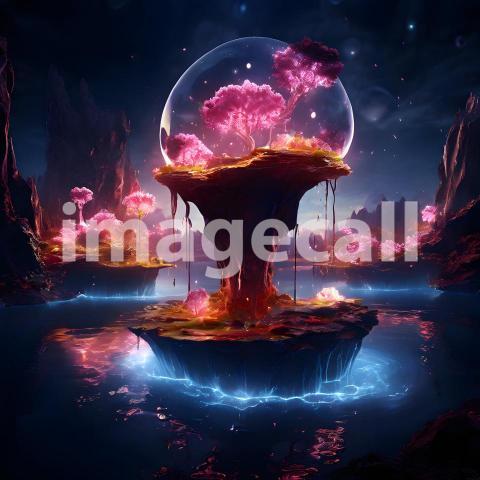 Abstract and surreal colorful and vivid (3850)