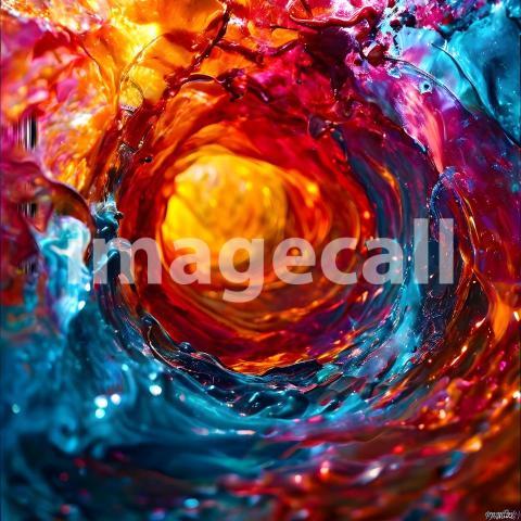 Abstract and surreal colorful and vivid (3867)