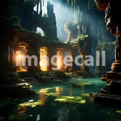 Abstract and surreal colorful and vivid (3870)