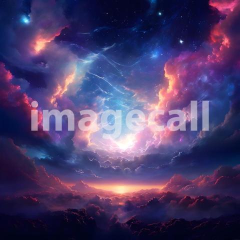 Abstract and surreal colorful and vivid (3872)