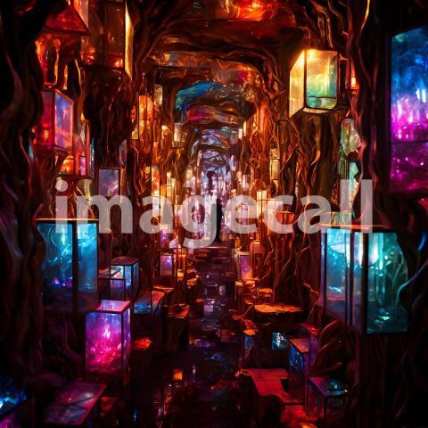 Abstract and surreal colorful and vivid (3830)