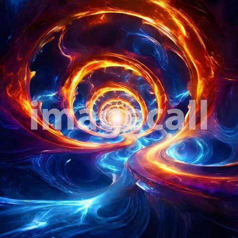 Abstract and surreal colorful and vivid (3875)