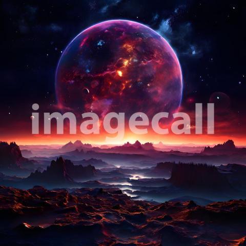 Abstract and surreal colorful and vivid (3883)