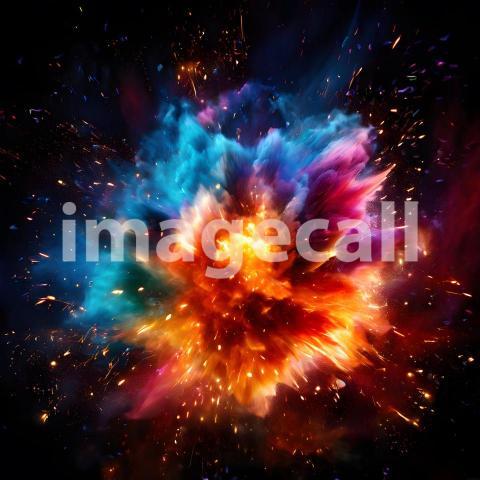 Abstract and surreal colorful and vivid (3904)