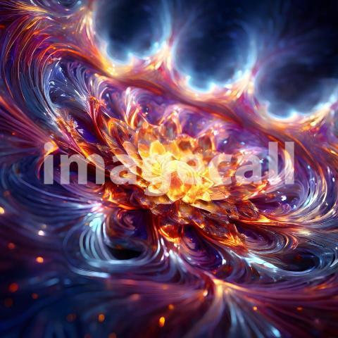 Abstract and surreal colorful and vivid (3882)