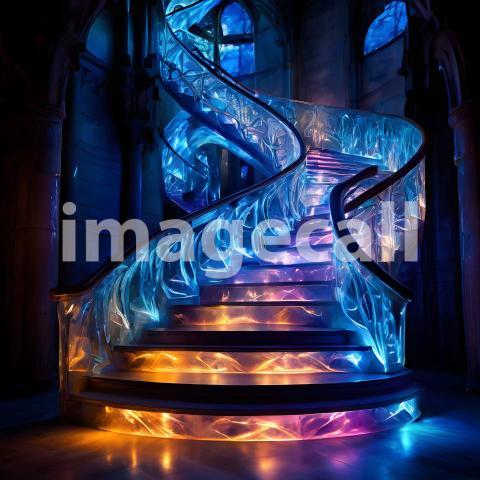 Abstract and surreal colorful and vivid (3890)