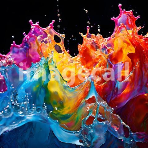 Abstract and surreal colorful and vivid (3900)