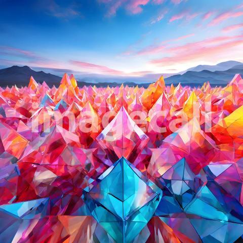 Abstract and surreal colorful and vivid (3926)