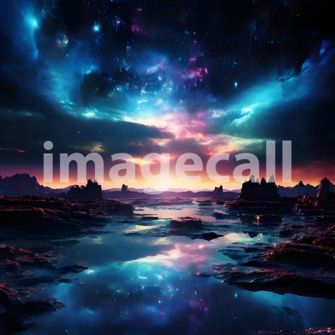 Abstract and surreal colorful and vivid (3941)