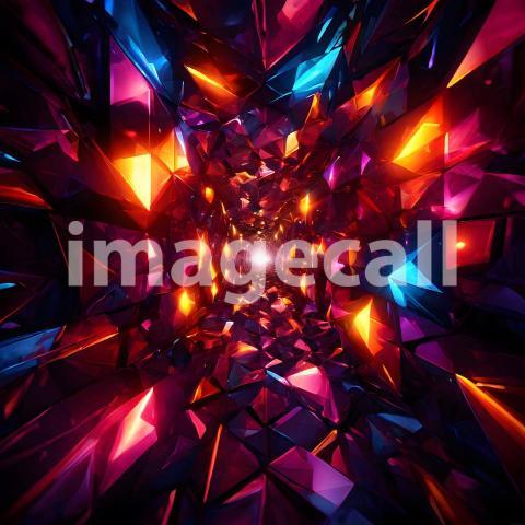 Abstract and surreal colorful and vivid (3942)