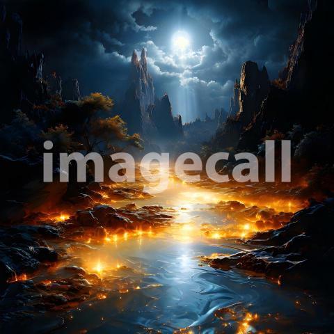 Abstract and surreal colorful and vivid (3932)