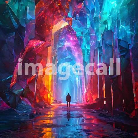 Abstract and surreal colorful and vivid (3963)