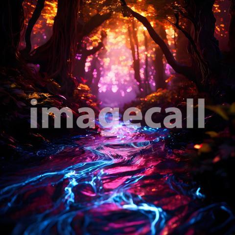 Abstract and surreal colorful and vivid (3971)