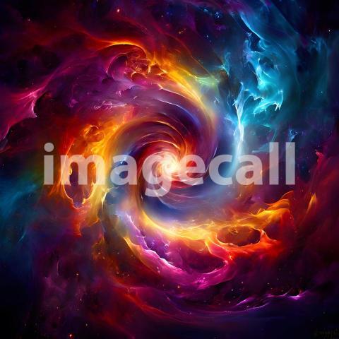 Abstract and surreal colorful and vivid (3974)