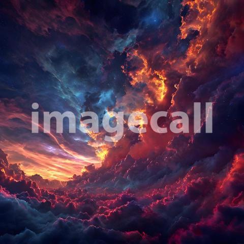 Abstract and surreal colorful and vivid (4014)