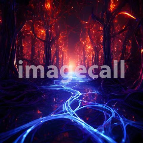 Abstract and surreal colorful and vivid (4019)