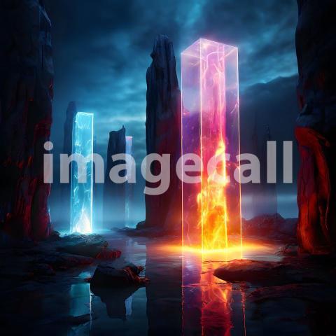 Abstract and surreal colorful and vivid (4029)