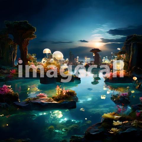 Abstract and surreal colorful and vivid (4030)