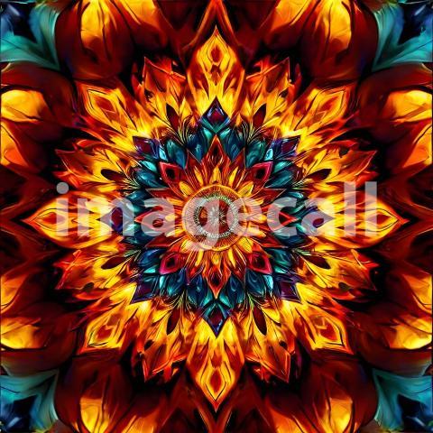 Abstract and surreal colorful and vivid (4055)